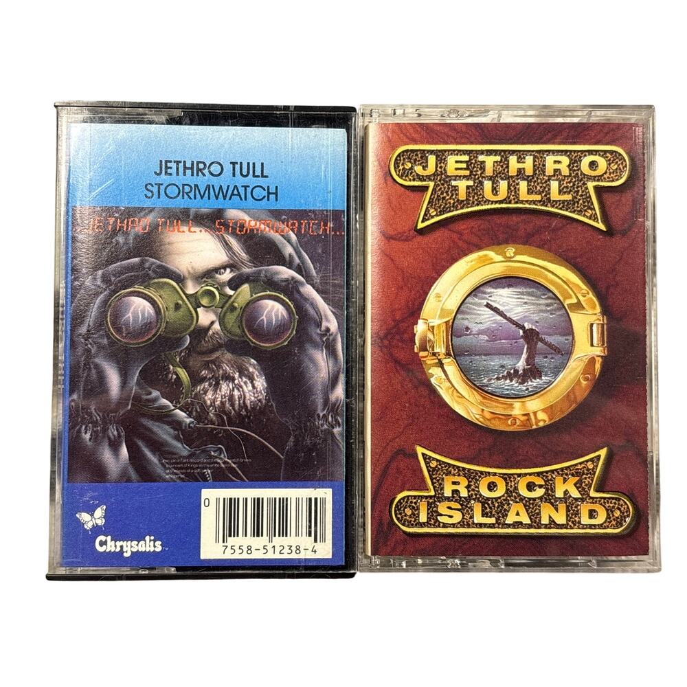 Jethro Tull cassette tape Bundle storm watch Rock Island chrysalis records